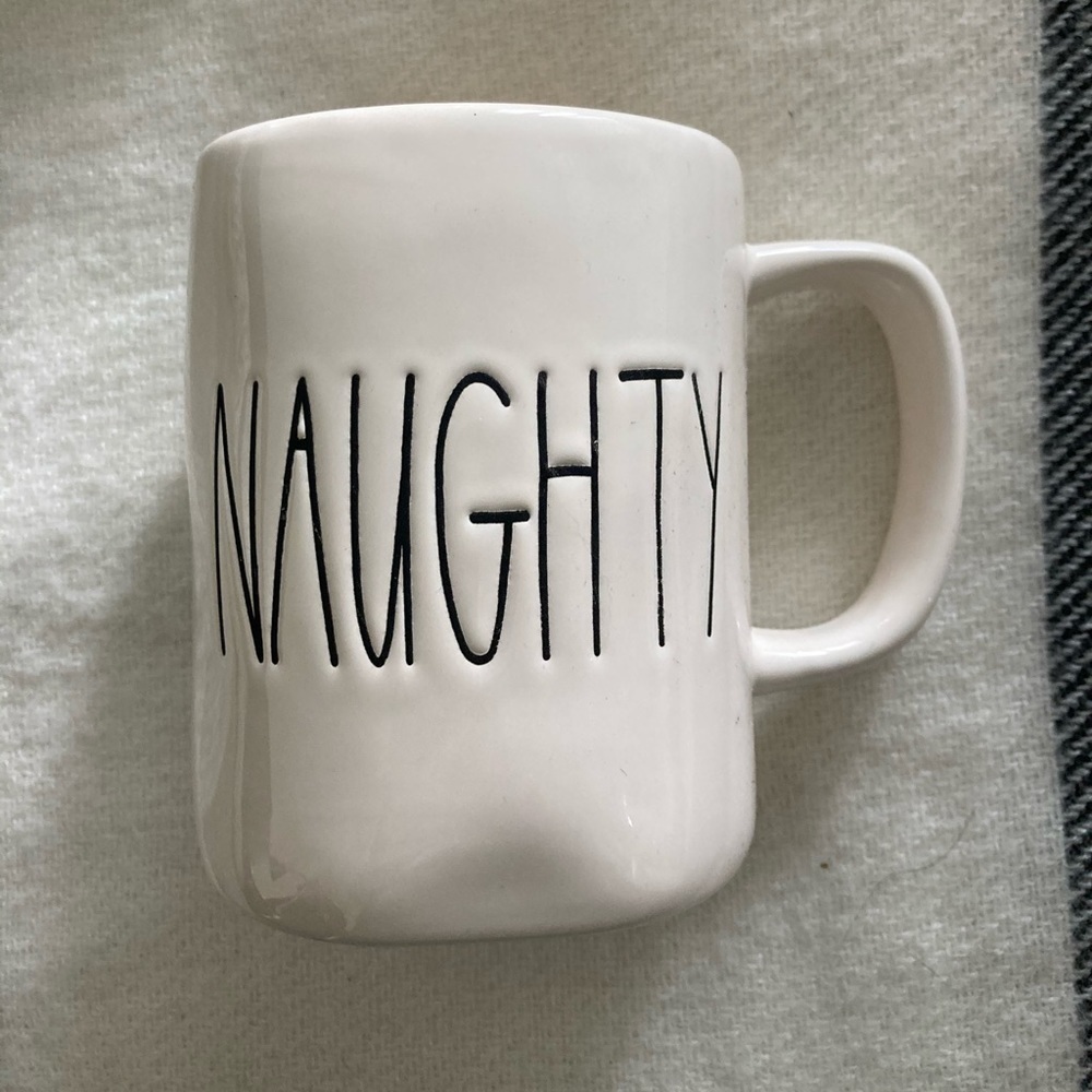 RAE DUNN NAUGHTY 20 Fluid  Oz Mug